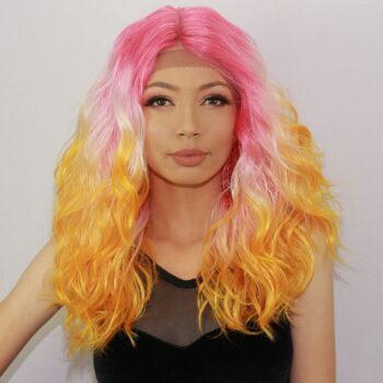 Peruca Front Lace Wig MACARON GIRL Ondulada 01