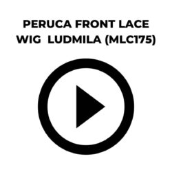 Peruca Front Lace Wig - LUDMILA - Loiro Platinado